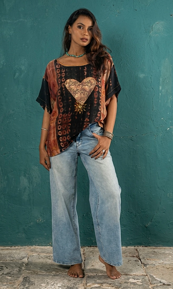 Jezabel Silk T-Shirt - JTS5
