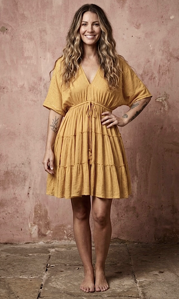 Roma Dress - Sand