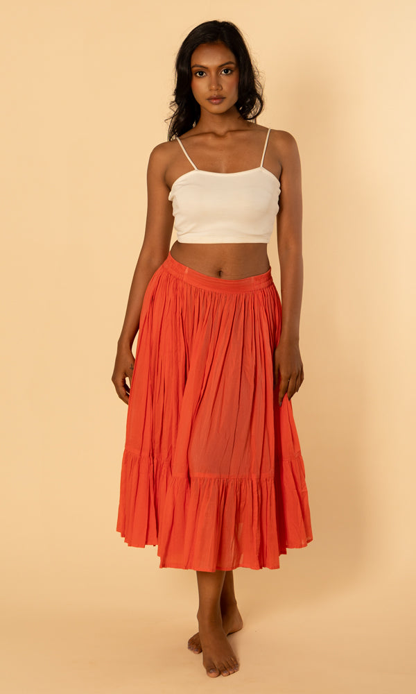 Margarita Skirt - Papaya