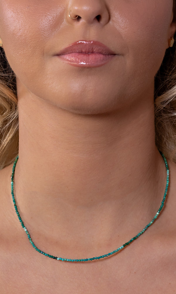 Turquoise Beaded Necklace 2