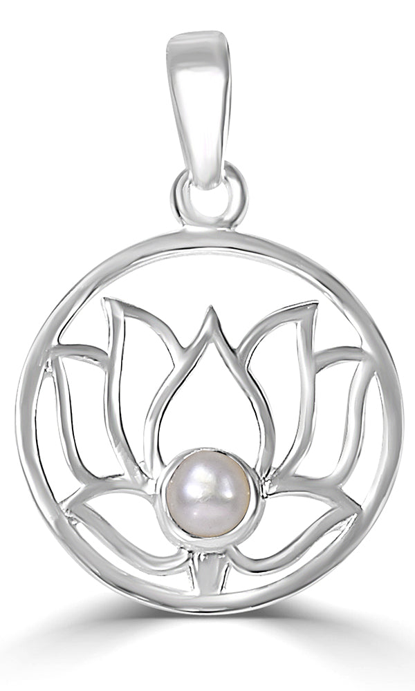 Lotus Pearl Pendant - LP1A