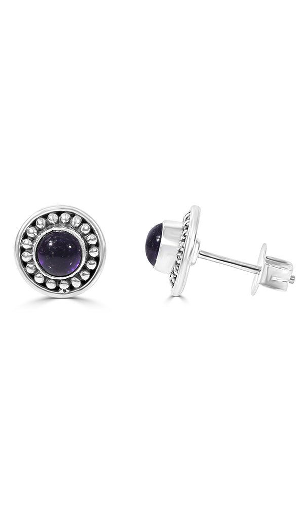 Amethyst Studs - SS1D