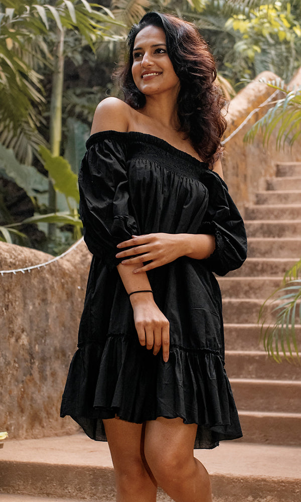 Delia  Dress - Black