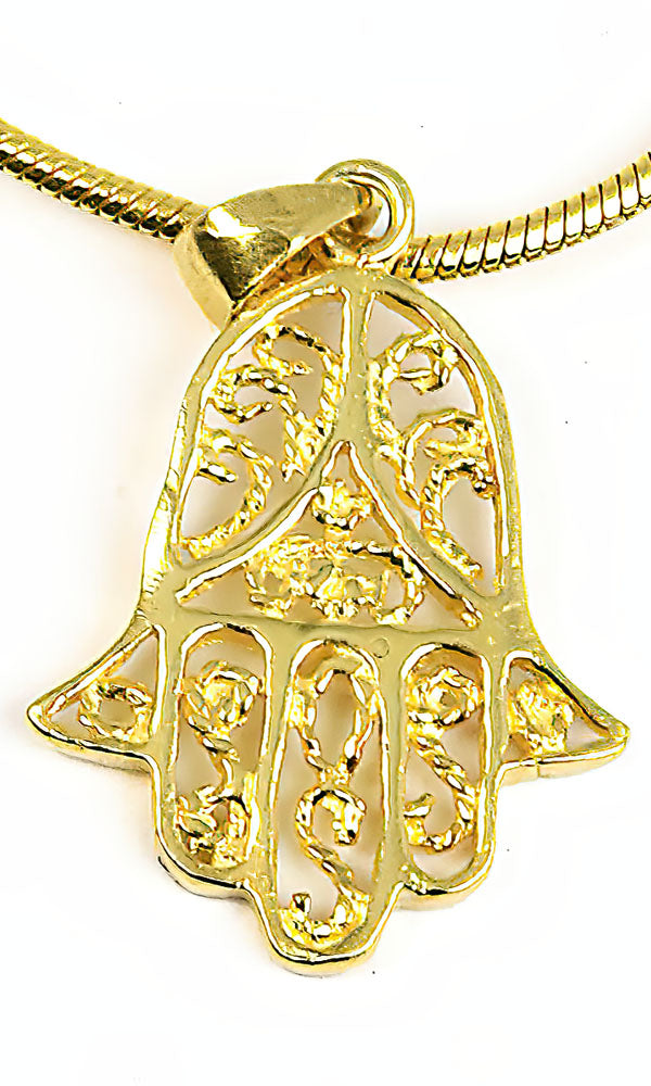 Gold Plated Hand of Fatima GPPe7