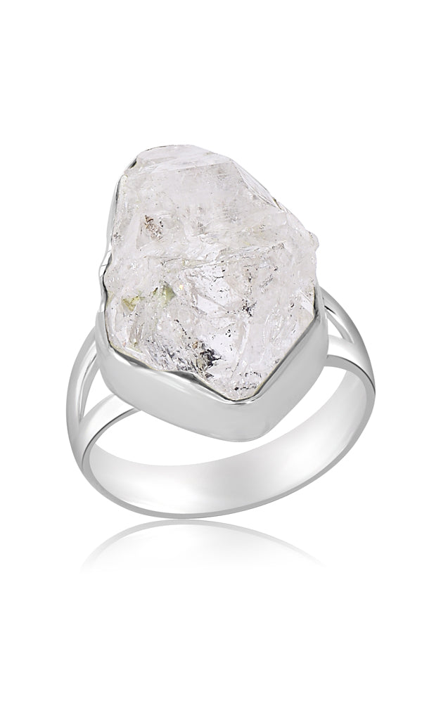 Crystal Rough Stone Ring