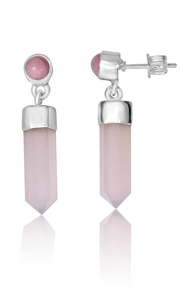 Rose Quartz Studs S50